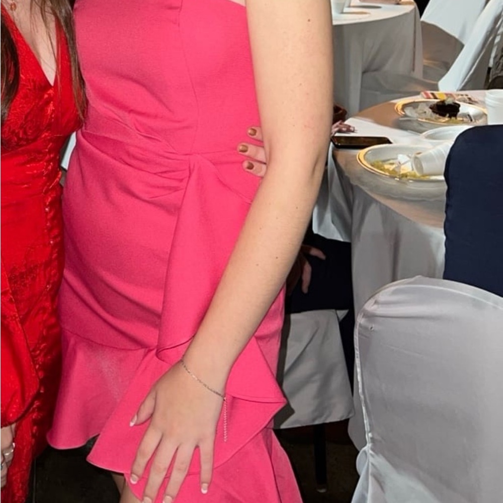Pink Ruffle Dress - Picture 4 of 4